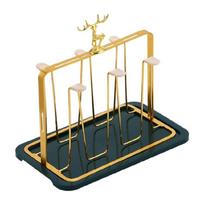Innovative Glass Cup Drying Rack with Water Catching Feature Home Accessory for Clean and Dry Countertops Storage 1
