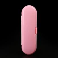 Nešiojamas elektrinio dantų šepetėlio laikymo dėžutės kelioninis dėklas, suderinamas su Braun Oral B elektriniu dantų šepetėliu rožinė