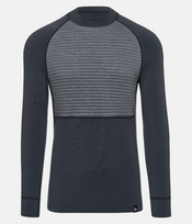 Marškinėliai THERMOWAVE MERINO ARCTIC HYBRID, Anthracite