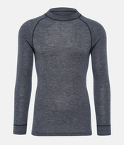 Marškinėliai THERMOWAVE MERINO WARM ACTIVE, Pilka