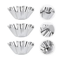 6pcs Flower Pans Non stick Baking Molds for Tart Mini Cupcake Desserts Fruit Tart Muffin Pan Cake Molds Kitchen Use