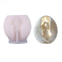 Candle Mold,Wing Couple Candle Silicone Mold for Candle Making,Diys Resin Crafts Mold for Aromatherapys Candle,Soap 1