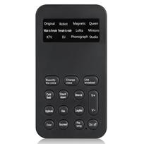 Mini balso keitiklio garso efektų mašina garso plokštės garso keitiklis Plug & Play 8 garso efektai juoda