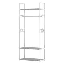 Floor Coat Rack for Living Room Shoe Organizer Wall Shelf Furniture Clothes Hanger For Busy Households Office balta