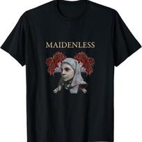 Maidenless Black Elden Ring Meme T-Shirt, Women's Classic Fit, Small, Short Sleeve S juoda