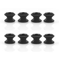 8 vnt./rinkinys Guminis galinis stabilizatoriaus atraminis įvorė 5432598 Polaris Sportsman 500 Worker Ranger juoda