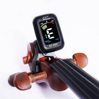 ENO ET05V smuiko derintuvas Mini elektroninis derintuvas smuikui altui violončelei, nešiojamas skaitmeninis derintuvas. juoda