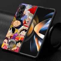 Hard Phone Cover Case for Samsung Galaxy ZFold6 ZFold7 ZFold5 Z Fold 7 6 5 4 3 ZFold3 ZFold4 One Piece Monkey D. Luffy Galaxy Z Fold6