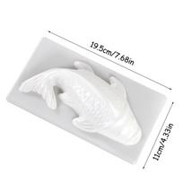 3D karpio formos torto šokolado želė forma ryžių pyragaičių formelės „pasidaryk pats“ muilo rankų darbo cukrinės masės formelė kepimo formelės amato įrankis gryna