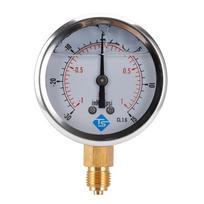 Sudėtinis slėgio vakuuminis matuoklis, užpildytas glicerinu, 68 mm -1-1bar-30-15inhg/psi 1/4 BSP dugnas