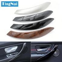 Salono automobilio durų traukimo rankenos išorinis dangtelio apvadas BMW 3 4 serijos M3 M4 F30 F32 F33 F34 F35 F36 F80 F82 F83 316d 318d Silver Left gray