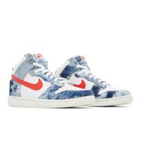 Nike Wmns Dunk High Išplauto džinso moteriški DV2181-900 EU 35.5 raudona/balta