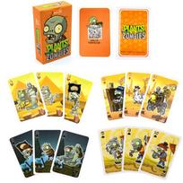 Augalai vs. Zombių periferinių žaislų kortelių žaidimo korta Visas žaidimų kortelių rinkinio rinkinys Poker Card [Orange Zombien]