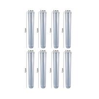 Silikoninė forma Dervos liejimo forma su bandymų mėgintuvėliais Hidroponikai/gėlėms Namų biuro stalas 8 transparent Test Tubes