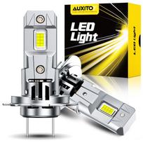 AUXITO H7 LED priekinis žibintas, 6 500 K baltas, sprogstanti šviesa, transporto priemonės patikra, 16 LED didelio ryškumo, balta