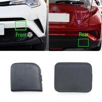 Skirta Toyota C-HR CHR 2016 2017 2018   Automobilio priekinio galinio buferio tempimo kablio dangtelis Vilkimo akies dangtelis unpainted front