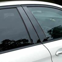 Skirta VW Golf 7 MK7 2013- 4 vnt. Automobilio lango apdailos dangtelis BC stulpelio lipdukas Poliruotas stulpelis Bright black