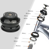 Fiksuotos pavaros dviračio guolių rinkinys 34/44 mm plento dviračio vairo kolonėlės ausinės 44Mm
