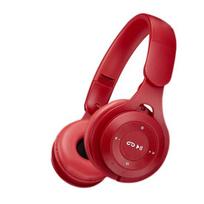 Sulankstomos ausinės Macarons Wireless M6 Bass Heavy Bluetooth žaidimų ausinės raudona