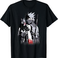 Naruto Shippuden Kakashi Story Limited Color T-Shirt S juoda