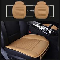 Universal car seat cushion for Porsche All Models Cayman Macan Cayenne Panamera Boxster 718 911 car accessories auto 2 pieces black