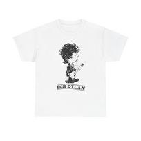 Bob Dylan Grafinis marškinėlis Vintage Rock Blue Grass Retro Unisex Storo medvilnės marškinėlis 3XL