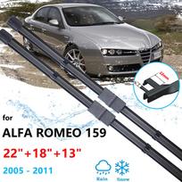 3x For Alfa Romeo 159 2005~2011 Front Rear Wipers Blades Set Kit Back Window Windshield Windscreen Brushes Washers Rear Wiper