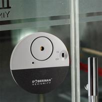 100DB Saugumo Ypač Plono Dizaino Langų Durų Apvalus Vibracijos Jutiklis Signalizacija pilka spalva