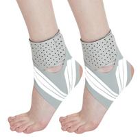 1Pair Elastic Ankle Brace Guard Sports Compression Ankle Support Adjustable Ankle Protector Brace Pain Relief Strap Ankle Sleeve S