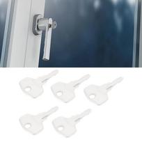 5 vnt. lango užrakto rankenėlės raktas UPVC kodas 1323 Langų rankenėlės veržliarakčiai Hoppe langų užrakto rankenėlėms techninės įrangos įrankių priedai China Mainland