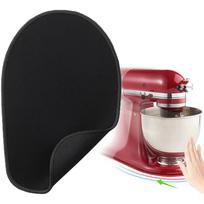 Rubber Slider Mat Compatible For Kitchenaid 4.5-5 Qt Mixer Moving Pad For Coffee Machine Air Fryer Black edge