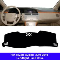 For Toyota Avalon 2005 - 2010 Car Auto Inner Dashboard Cover LHD RHD Dashmat Carpet Cape Sun Shade Pad Rug Anti-sun Red LHD