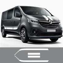 Skirta Renault Trafic 2 3 MK3 MK2 Kemperio Automobilio Durų Šoninės Grafikos Lipdukai Vinilinė Plėvelė Variklio Dangčio Lipdukai Tiuningas L1 For SWB