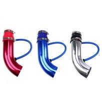 3  76mm oro įleidimo vamzdis Aliuminio šalto oro įleidimo kanalo vamzdžių rinkinys Su gumine žarna filtrui prijungti Aukštas oro srautas Air Intake Pipe 1
