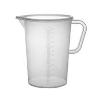 Daugkartinio naudojimo 3 litrų plastikinis matavimo indas Patvarūs 3000 ml matavimo ąsočiai virtuvei ir laboratorijai 1 white