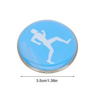 1pc Two Side Referee Judge Toss Coin Soccer Toss Coin Blue/Red Sided Referee Toss Coin For Kids Adults Football Volleyball Sport
