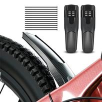 Mtb purvasaugių sparnai, skirti dviračio priekiniam galinio sparno rinkiniui 20/26/27,5/29 colių dviračio priedai purvo sparnų apsauga PP anglies 1 PC