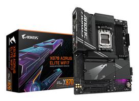 GIGABYTE Motherboard||AMD X870|SAM5|ATX|DDR5 Memory|4 Memory Slots|X870AELITEWIFI71.1