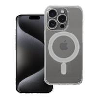 CLEAR MAG COVER case with camera protection, compatible with MagSafe, for IPHONE 15 PRO, transparent
