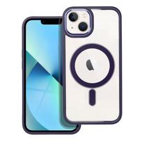 COLOR EDGE MAG COVER case compatible with MagSafe for IPHONE 13 in deep purple