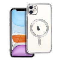 ELECTRO MAG COVER case compatible with MagSafe for IPHONE 11, silver