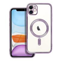 ELECTRO MAG COVER case compatible with MagSafe for IPHONE 11 in deep purple