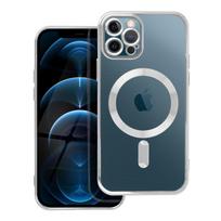 ELECTRO MAG COVER case compatible with MagSafe for IPHONE 12 Pro, silver