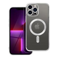 ELECTRO MAG COVER case compatible with MagSafe for IPHONE 13 Pro Max, silver