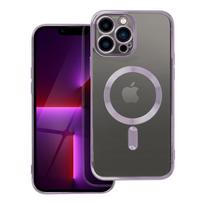 ELECTRO MAG COVER case compatible with MagSafe for IPHONE 13 Pro Max in deep purple