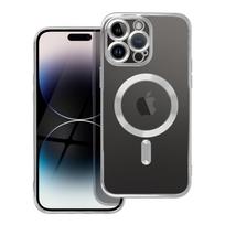 ELECTRO MAG COVER case compatible with MagSafe for IPHONE 14 Pro Max, silver