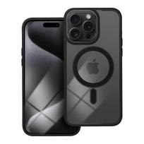 COLOR EDGE MAG COVER case compatible with MagSafe for IPHONE 15 Pro Max, black