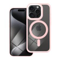 COLOR EDGE MAG COVER case compatible with MagSafe for IPHONE 15 Pro in pink
