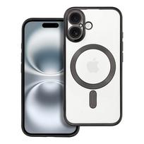ELECTRO MAG COVER case compatible with MagSafe for IPHONE 16, black