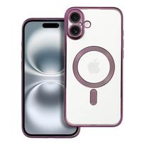 ELECTRO MAG COVER case compatible with MagSafe for IPHONE 16 Plus in deep purple